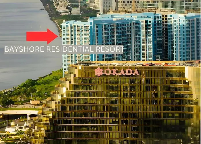 公寓 Luxury Modern Seaview 2br With Massage Chair, 1min To Okada Casino 5mins To Airsports Moa Solaire With 2 Infinity Pool And Gym 马尼拉